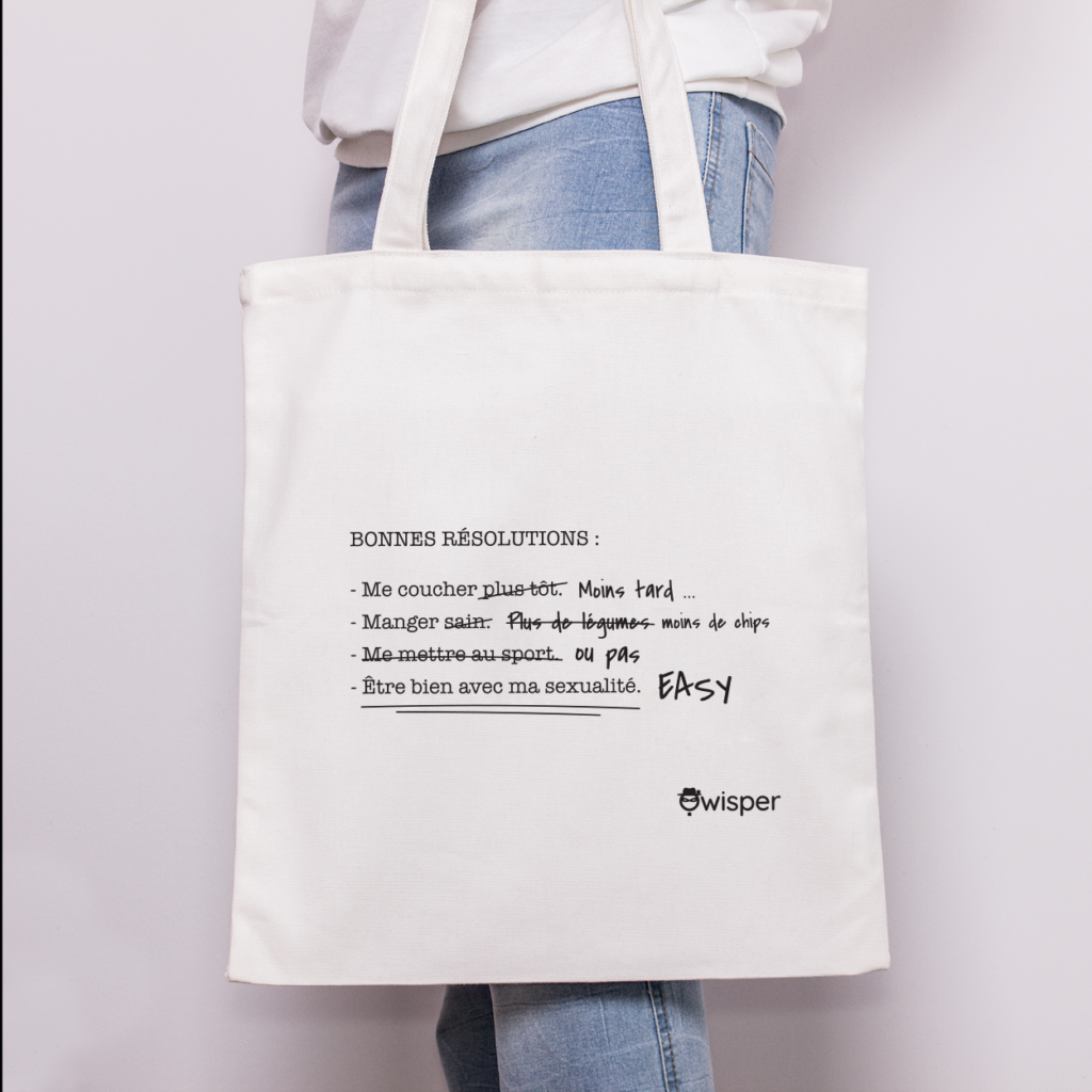 Owisper : Tote Bag "Résolutions 2020"