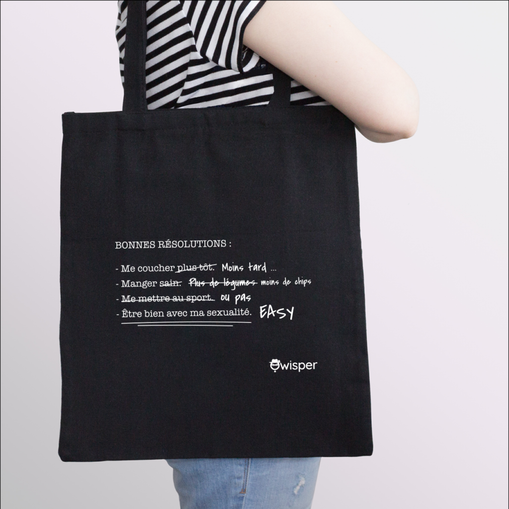 Owisper : Tote Bag "Résolutions 2020"